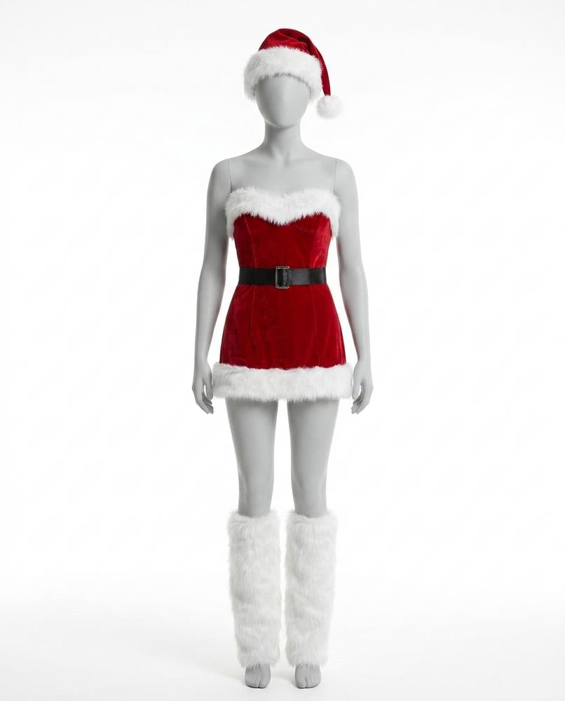 Adam & Eve 24 - Allan | Strapless Belted Mini Dress Women