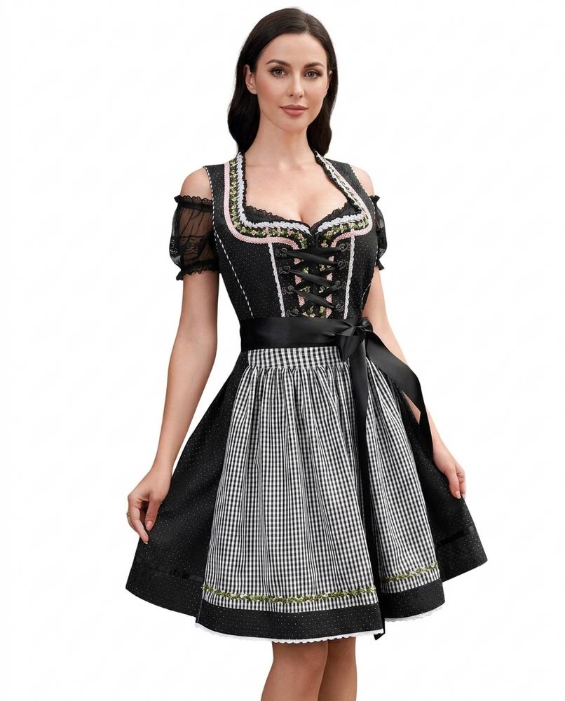Adam & Eve 24 - Keran | Lace-Up Embroidered Dress Women