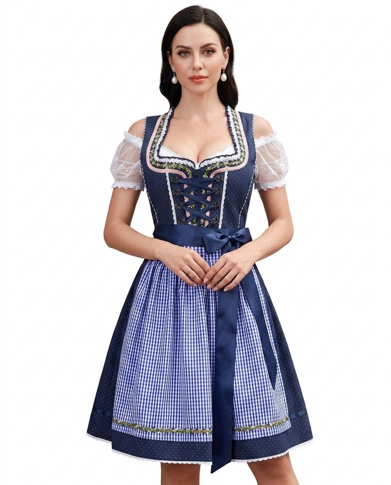 Adam & Eve 24 - Keran | Lace-Up Embroidered Dress Women