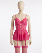 Adam & Eve 24 - Datir | Polka-Dot Sheer Lingerie Women