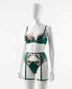 Adam & Eve 24 - Elnor | Lace-Embroidered Three-Piece Lingerie Women
